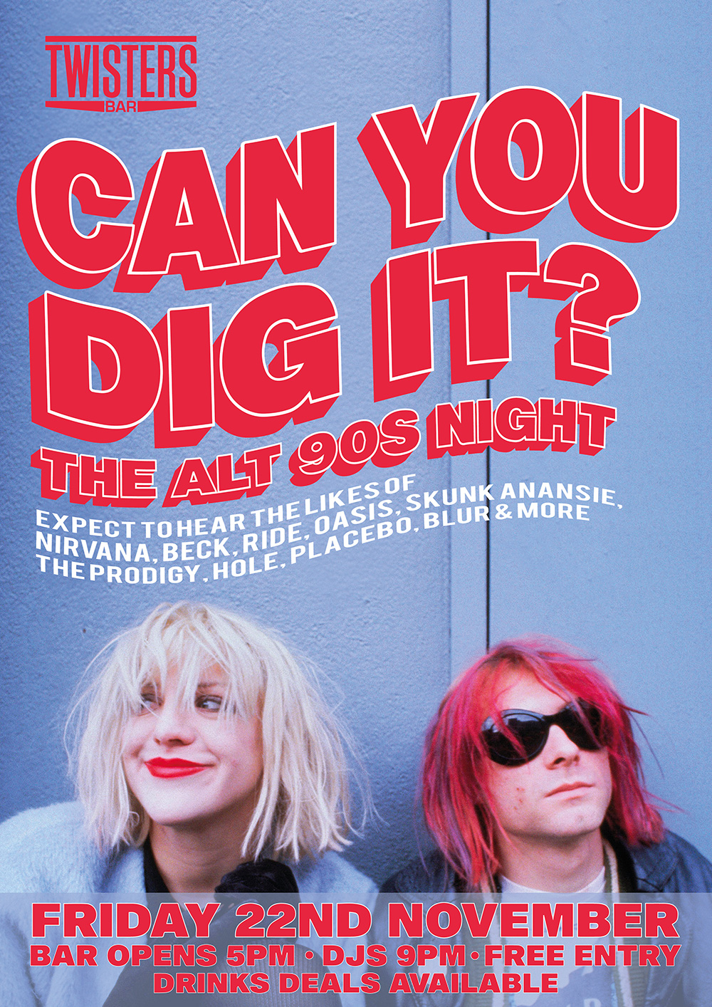 Can You Dig It? The Alternative 90s Night at Twisters Bar