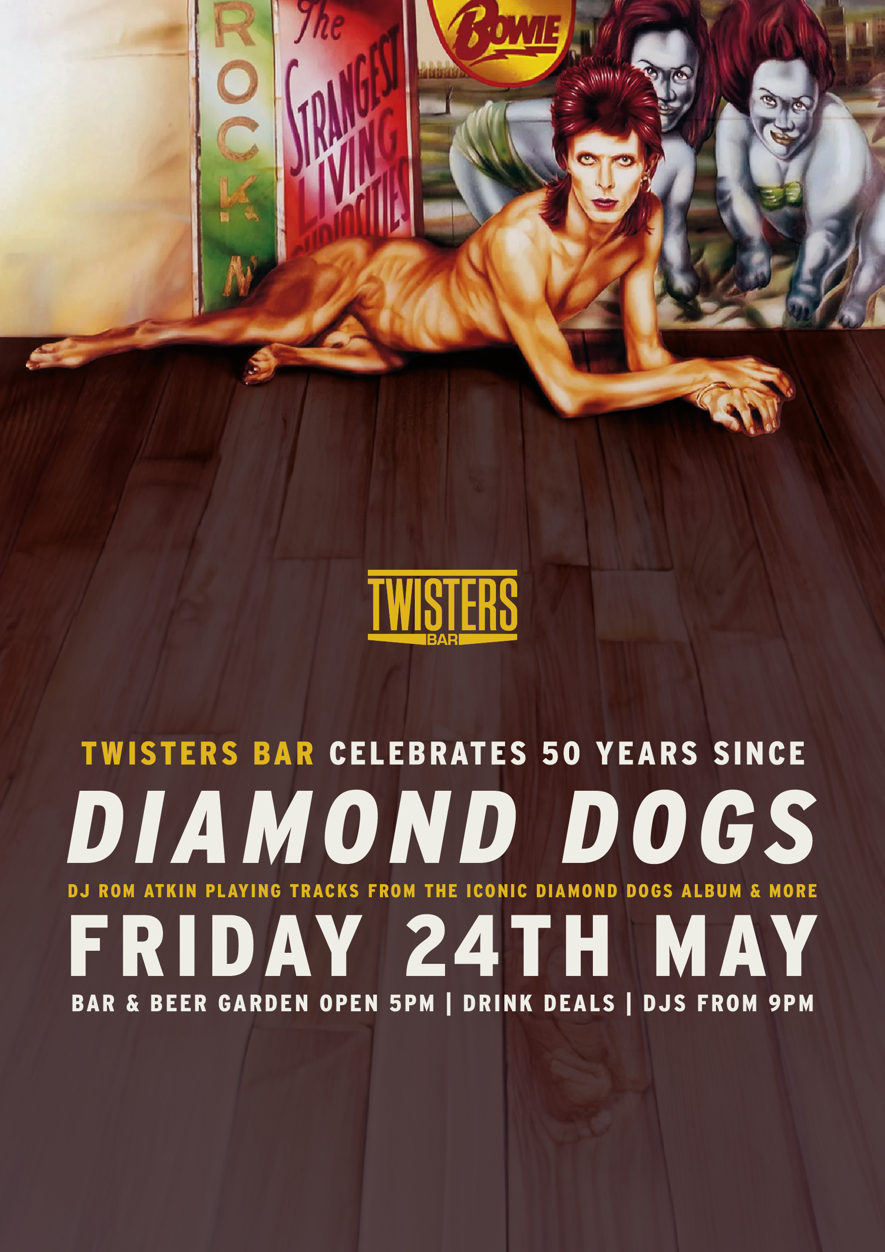 Twisters celebrates 50 years since Diamond Dogs