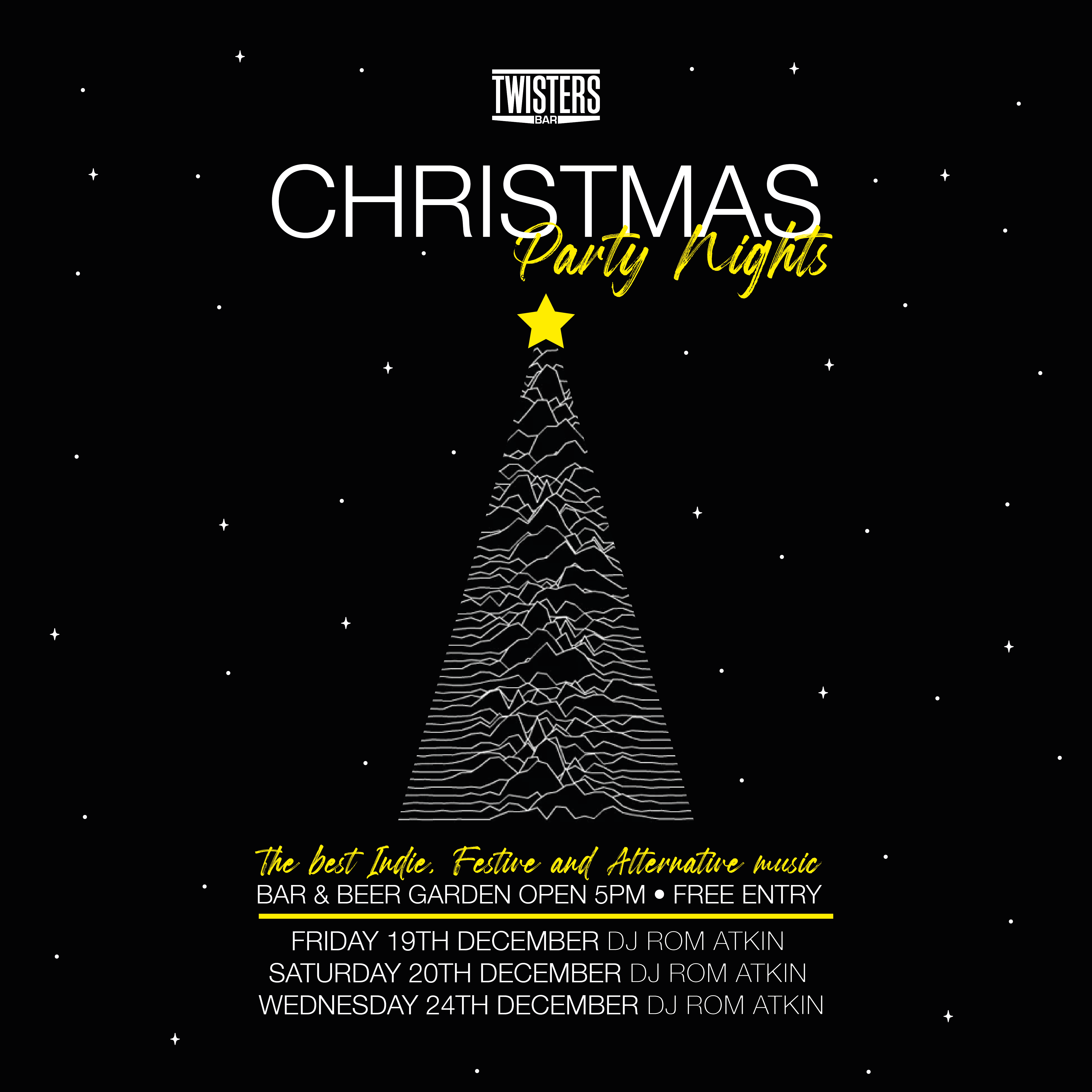 Twisters Christmas Party Nights